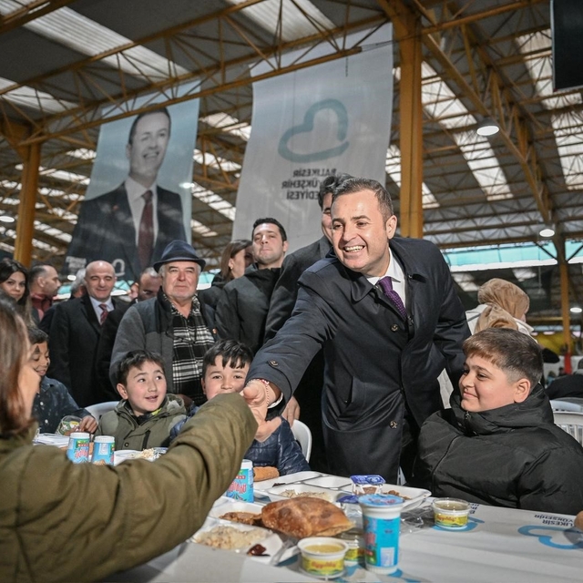 Başkan Akın Havranlı hemşehrileriyle aynı sofrada buluştu