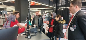 Elazığ’da market ve işletmelere poşet denetimi