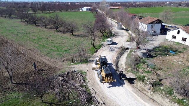 Battalgazi'de yol çalışmaları sürüyor