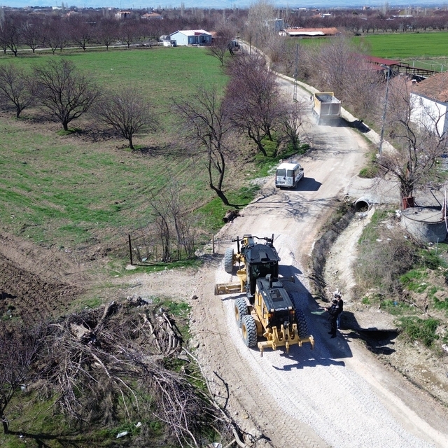 Battalgazi'de yol çalışmaları sürüyor