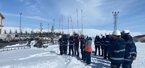 Aras Elektrik’ten zorlu doğa koşullarına karşı çığ eğitimi