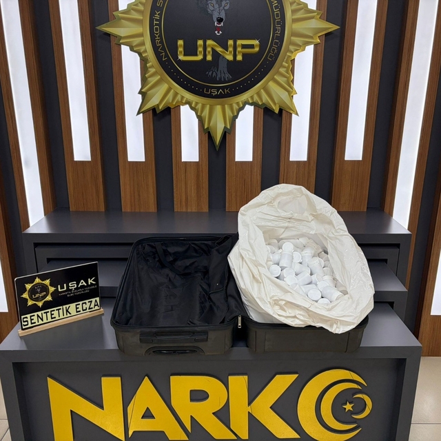 Uşak'ta uyuşturucu operasyonu: 3 tutuklama