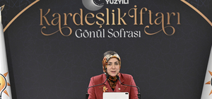 AK Parti Kadın Kolları Başkanı Ercan, "Türkiye Yüzyılı Kardeşlik İftarı" programında konuştu: