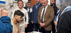 Gazze'den Mısır'a sığınan aileler aynı sofrada buluştu