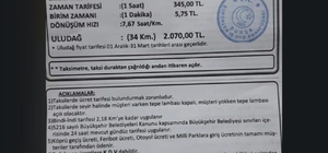 Bursa'da taksi ücretlerine zam: Yeni tarife belli oldu