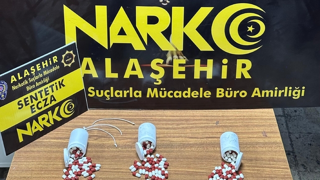 Alaşehir'de sentetik hap operasyonu: 1 tutuklama