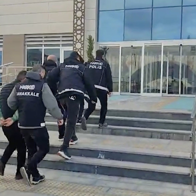 Çanakkale'de narkotik operasyonu: 5 tutuklama
