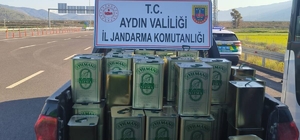 Nazilli'de 1 milyon TL değerinde taklit zeytinyağı ele geçirildi