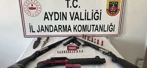 Nazilli'de ruhsatsız silah operasyonu