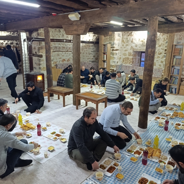 Kemaliye'de din görevlileri iftar sofrasında buluştu
