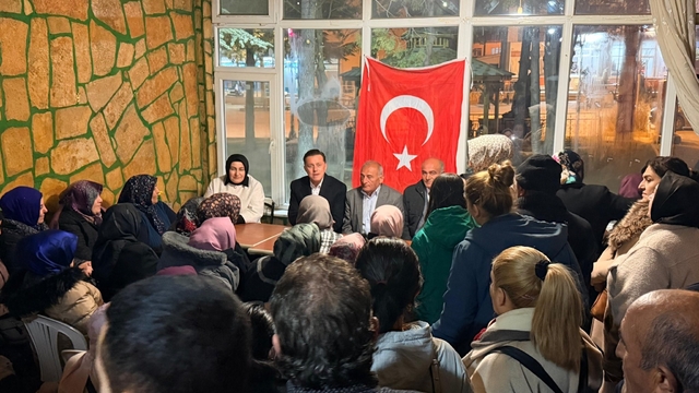 Milletvekili Hatipoğlu, Han muhtarları ile bir araya geldi