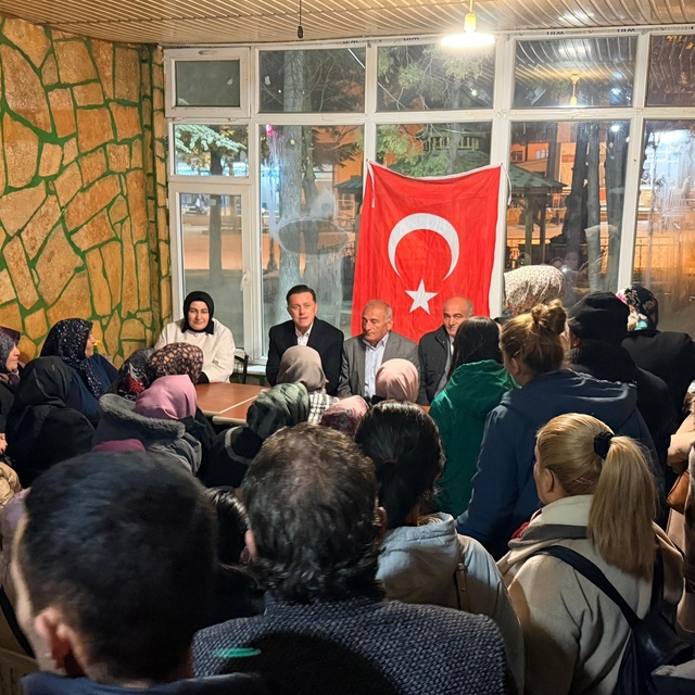 Milletvekili Hatipoğlu, Han muhtarları ile bir araya geldi