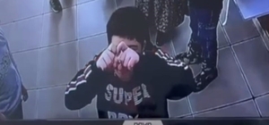 Diyadin'de down sendromlu öğrencinin kamerayla tanışması