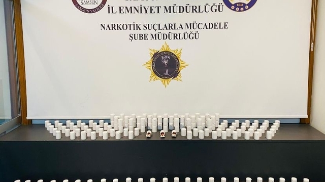 Samsun'da uyuşturucu operasyonu: 12 bin sentetik ecza ele geçirildi
