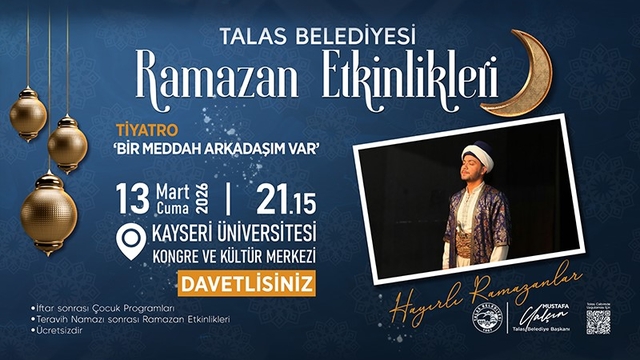 Talas'ın Ramazan etkinliklerinde son hafta heyecanı