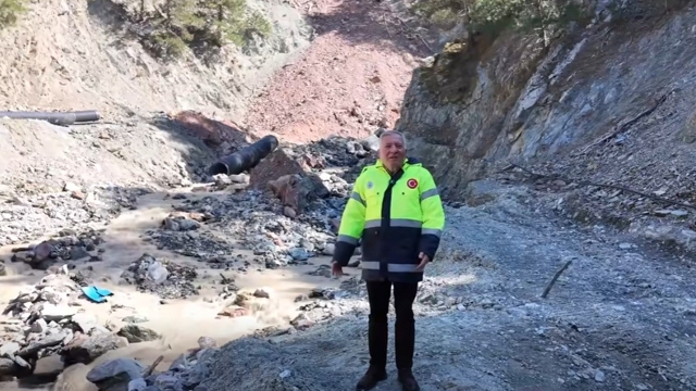 Honaz'da sel baskını sulama tesislerine zarar verdi