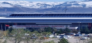 Erzurum Havalimanı'nda Şubat ayında 109 bin 611 yolcuya hizmet verildi