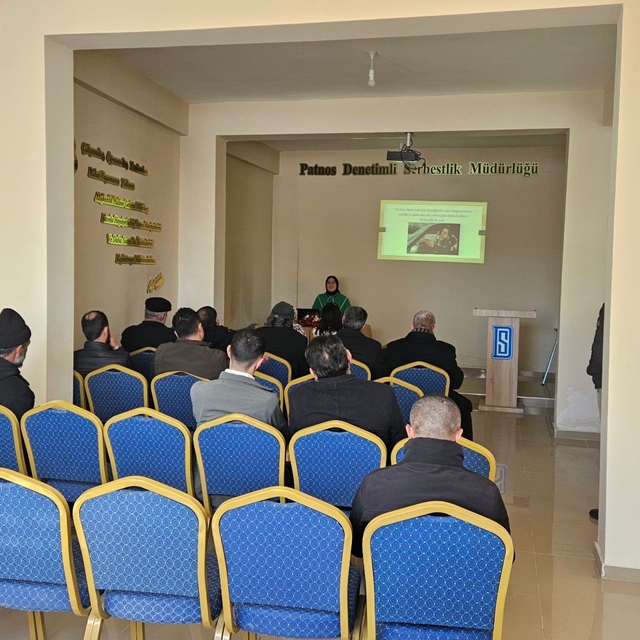 Patnos Denetimli Serbestlik Müdürlüğü'nden yükümlülere öfke kontrolü semine...