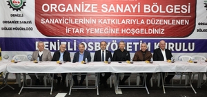 Denizli OSB Yönetim Kurulu Başkanı Baltalı ve iş insanları iftarda öğrencil...
