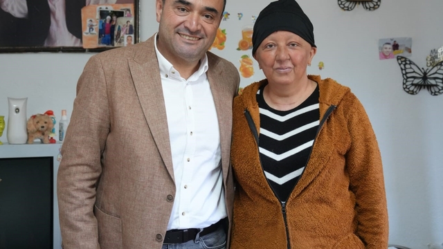 Fethiye'de kanserle mücadele eden kadının isteği yerine getirildi