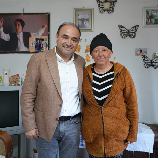 Fethiye'de kanserle mücadele eden kadının isteği yerine getirildi