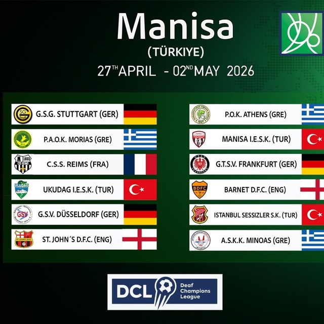 İşitme Engelliler Şampiyonlar Ligi ilk kez Manisa'da