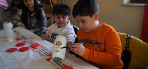 Kahramanmaraş'ta çocuklaR Ramazan kandili tasarladı