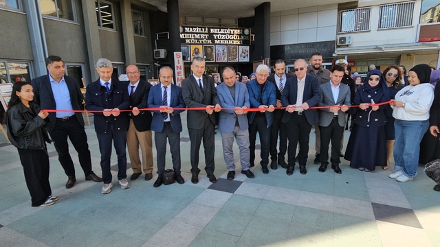 Nazilli'de Tezhip, Ebru ve Hüsn-i Hat Sergisi açıldı