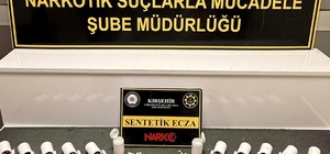 Kırşehir'de polis 660 adet sentetik hap ele geçirdi