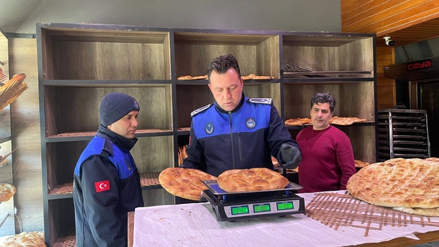 Bayburt'ta fırınlara hijyen ve gramaj denetimi