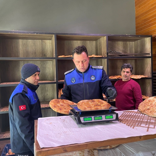 Bayburt'ta fırınlara hijyen ve gramaj denetimi