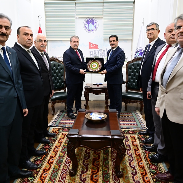 BBP Genel Başkanı Destici'den Başkan Taşkın'a ziyaret