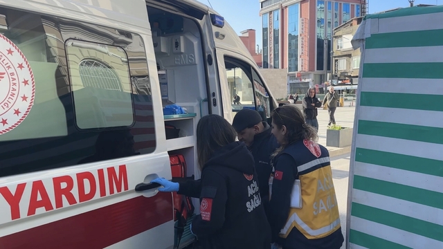 Samsun'da elektrikli motor park halindeki araca çarptı: 1 yaralı