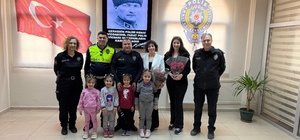 Tireli miniklerden Bayındır Emniyetine anlamlı ziyaret