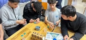 Datça'da öğrenciler atık dönüşüm projesi etkinliğinde bir araya geldi