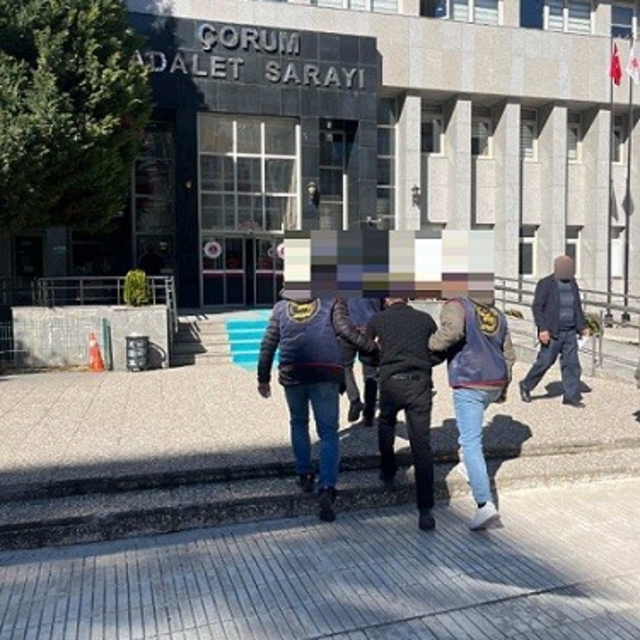 Çorum'da aranan 104 kişi tutuklandı