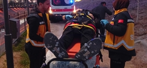 Batman merdivenden düşen bir kişi hastanelik oldu