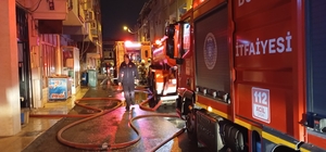 Bursa'da apartmanın çatı katında yangın