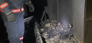 Çankırı'da korkutan ev yangını