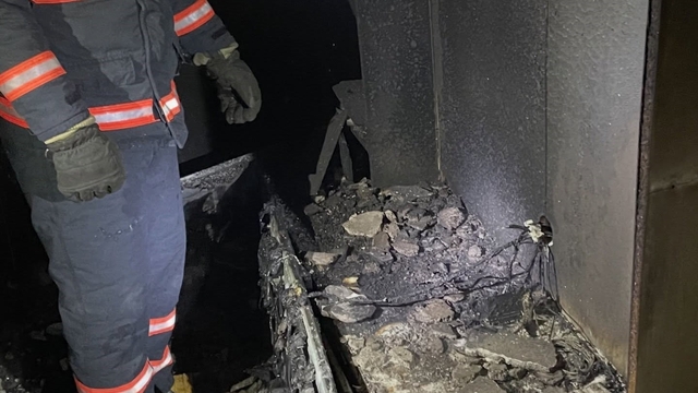 Çankırı'da korkutan ev yangını