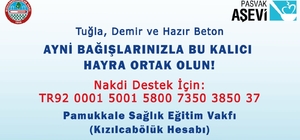 PASVAK ve Tavas Belediyesi iş birliğiyle Kızılcabölük'e aşevi