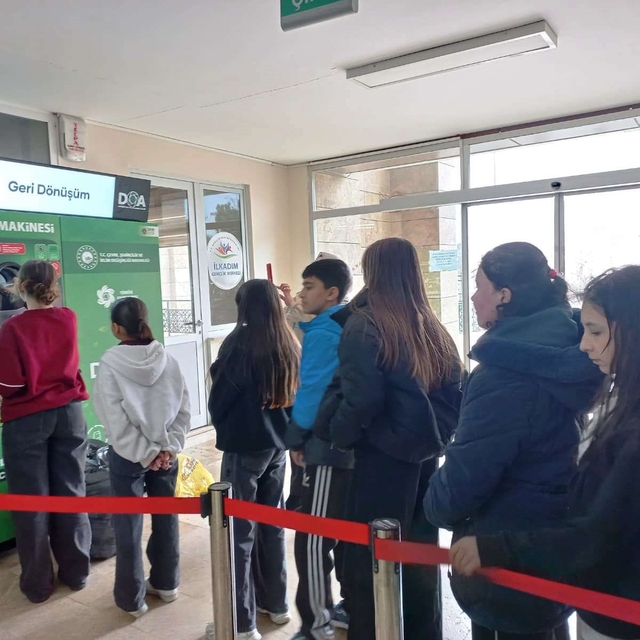 Ortaokul öğrencileri atıkları doğaya değil DOA'ya atıyor