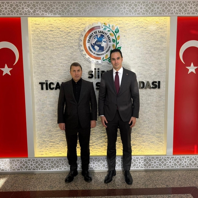 Siirt TSO Başkanı Güven Kuzu, DYP Genel Başkanı Küpeli ile bir araya geldi