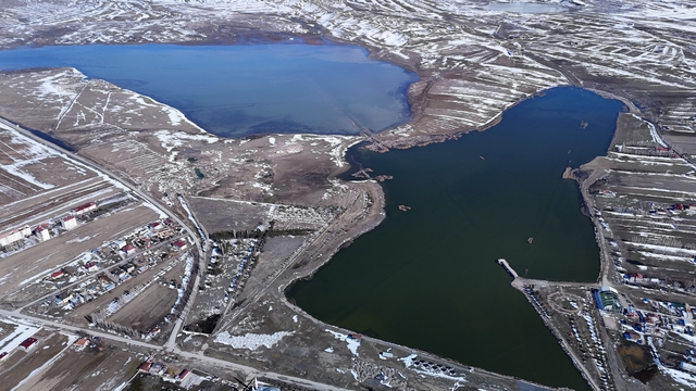 Yüzlerce balık telef olmuştu, o göl yeniden doldu