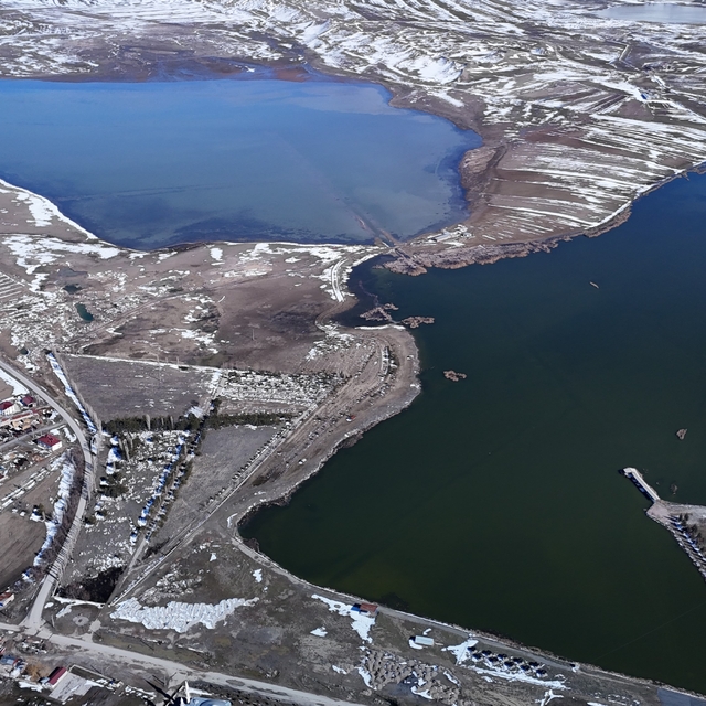 Yüzlerce balık telef olmuştu, o göl yeniden doldu