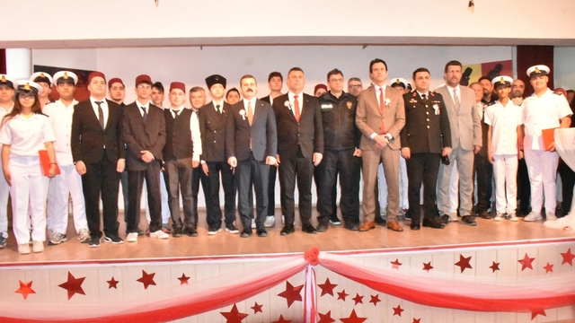 Köyceğiz'de İstiklal Marşı'nın Kabulü'nün 105. Yıldönümü kutlandı