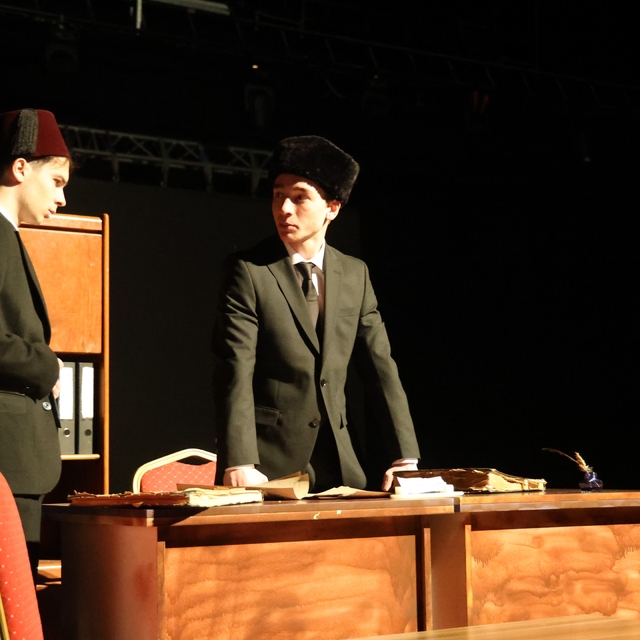 Öğrenciler, Mehmet Akif Ersoy'u  tiyatro ve resim sergisiyle anlattı