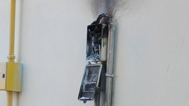 Bafra'da korkutan yangın