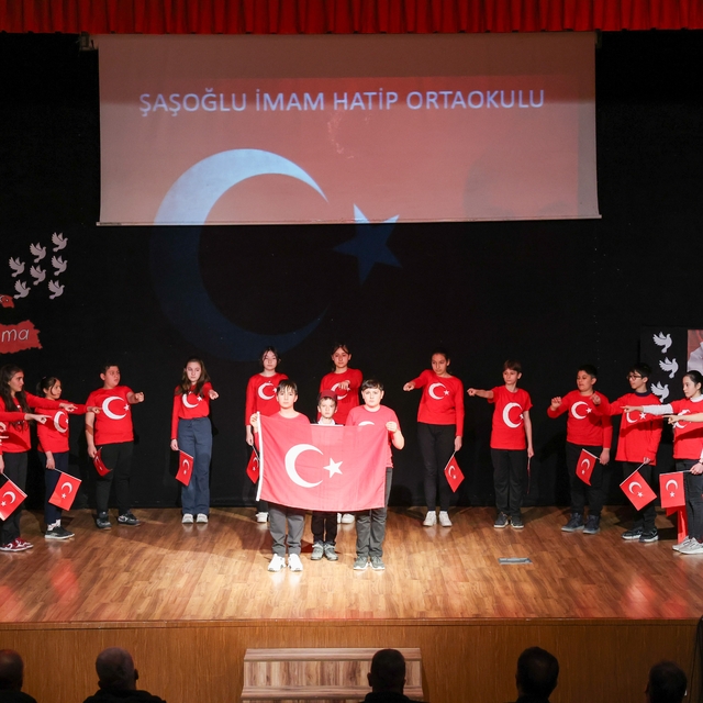 Hacılar'da İstiklal şiiri ve şairi yad edildi