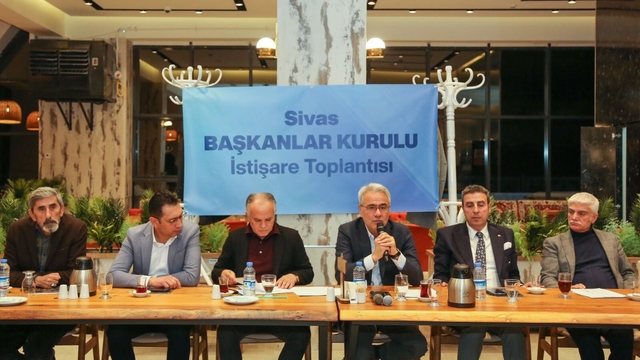 Başkanlar Sivas'ın yol haritası için bir araya geldi